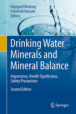 Livre Relié Drinking Water Minerals and Mineral Balance de 