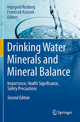 Couverture cartonnée Drinking Water Minerals and Mineral Balance de 