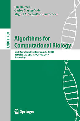 Kartonierter Einband Algorithms for Computational Biology von 