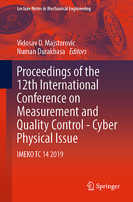 Couverture cartonnée Proceedings of the 12th International Conference on Measurement and Quality Control - Cyber Physical Issue de 