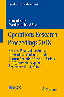 Couverture cartonnée Operations Research Proceedings 2018 de 