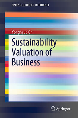 Couverture cartonnée Sustainability Valuation of Business de Yonghyup Oh