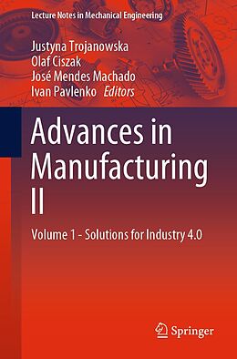 eBook (pdf) Advances in Manufacturing II de 