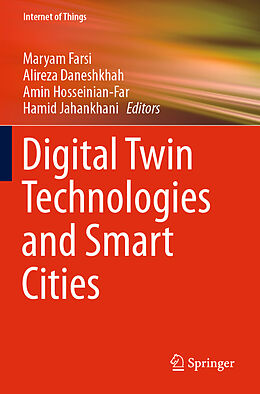 Couverture cartonnée Digital Twin Technologies and Smart Cities de 