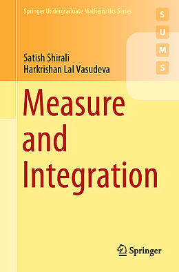 Kartonierter Einband Measure and Integration von Harkrishan Lal Vasudeva, Satish Shirali