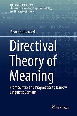 E-Book (pdf) Directival Theory of Meaning von Pawel Grabarczyk