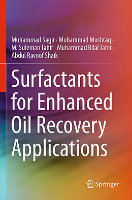 Couverture cartonnée Surfactants for Enhanced Oil Recovery Applications de Muhammad Sagir, Muhammad Mushtaq, Abdul Ravoof Shaik