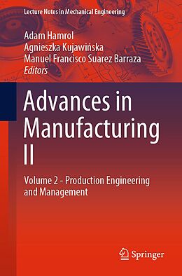 eBook (pdf) Advances in Manufacturing II de 