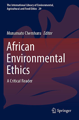 Kartonierter Einband African Environmental Ethics von 