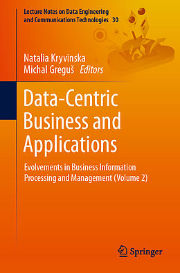 Couverture cartonnée Data-Centric Business and Applications de 