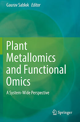 Couverture cartonnée Plant Metallomics and Functional Omics de 