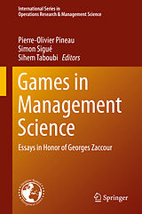 Livre Relié Games in Management Science de 