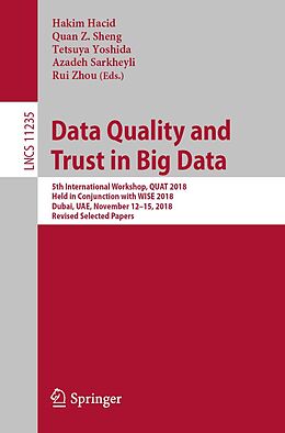 E-Book (pdf) Data Quality and Trust in Big Data von 
