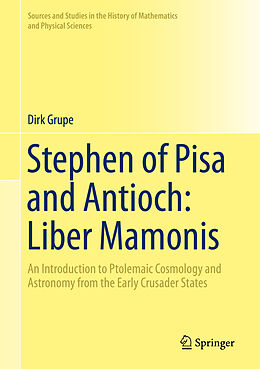 Livre Relié Stephen of Pisa and Antioch: Liber Mamonis de Dirk Grupe