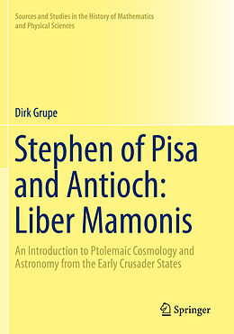 Couverture cartonnée Stephen of Pisa and Antioch: Liber Mamonis de Dirk Grupe