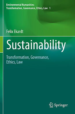 Couverture cartonnée Sustainability de Felix Ekardt