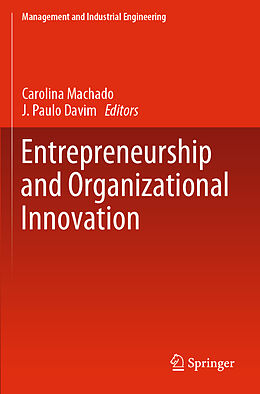 Couverture cartonnée Entrepreneurship and Organizational Innovation de 