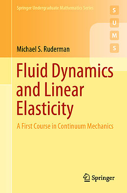 Couverture cartonnée Fluid Dynamics and Linear Elasticity de Michael S. Ruderman