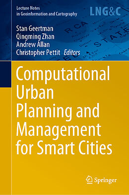 Livre Relié Computational Urban Planning and Management for Smart Cities de 