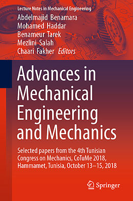 Couverture cartonnée Advances in Mechanical Engineering and Mechanics de 