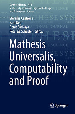 Fester Einband Mathesis Universalis, Computability and Proof von 