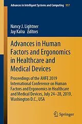 Kartonierter Einband Advances in Human Factors and Ergonomics in Healthcare and Medical Devices von