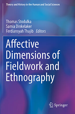 Couverture cartonnée Affective Dimensions of Fieldwork and Ethnography de 