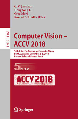 E-Book (pdf) Computer Vision - ACCV 2018 von 