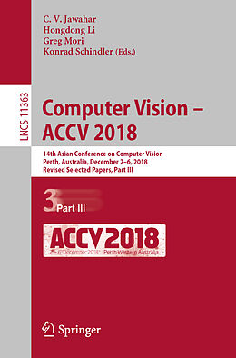 E-Book (pdf) Computer Vision - ACCV 2018 von 