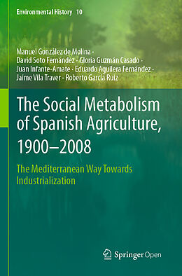 Kartonierter Einband The Social Metabolism of Spanish Agriculture, 1900 2008 von Manuel González de Molina, David Soto Fernández, Gloria Guzmán Casado