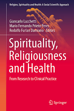 Livre Relié Spirituality, Religiousness and Health de 