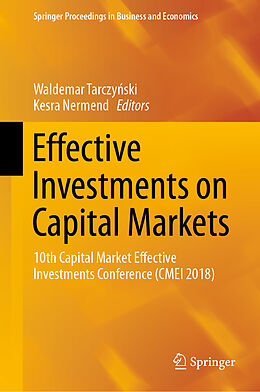 Fester Einband Effective Investments on Capital Markets von 