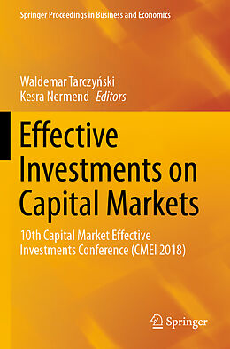 Kartonierter Einband Effective Investments on Capital Markets von 