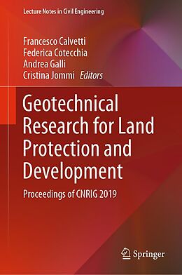 E-Book (pdf) Geotechnical Research for Land Protection and Development von 