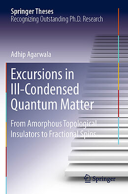 Kartonierter Einband Excursions in Ill-Condensed Quantum Matter von Adhip Agarwala