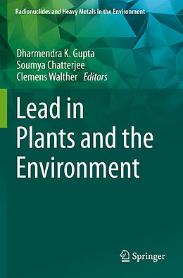 Couverture cartonnée Lead in Plants and the Environment de 