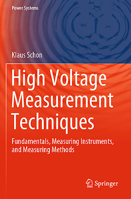 Kartonierter Einband High Voltage Measurement Techniques von Klaus Schon