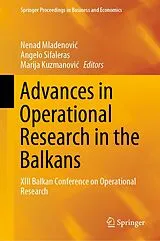 Fester Einband Advances in Operational Research in the Balkans von