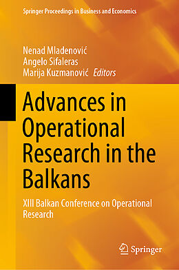 Fester Einband Advances in Operational Research in the Balkans von 