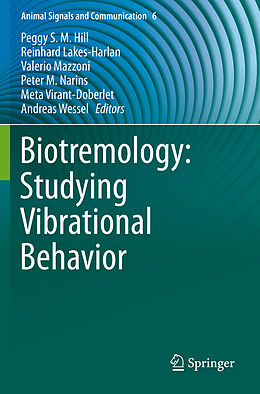 Couverture cartonnée Biotremology: Studying Vibrational Behavior de 