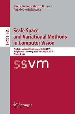 Kartonierter Einband Scale Space and Variational Methods in Computer Vision von 