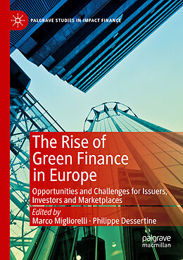 Couverture cartonnée The Rise of Green Finance in Europe de 