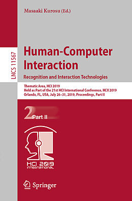 Kartonierter Einband Human-Computer Interaction. Recognition and Interaction Technologies von 