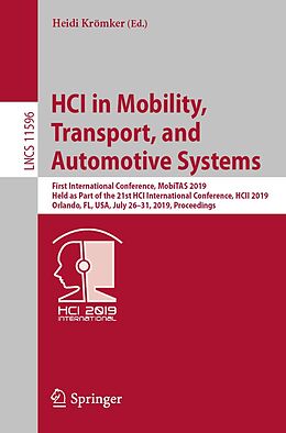 E-Book (pdf) HCI in Mobility, Transport, and Automotive Systems von 