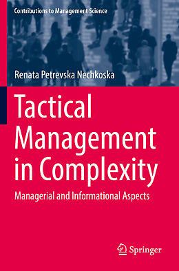 Kartonierter Einband Tactical Management in Complexity von Renata Petrevska Nechkoska