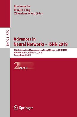 E-Book (pdf) Advances in Neural Networks - ISNN 2019 von 
