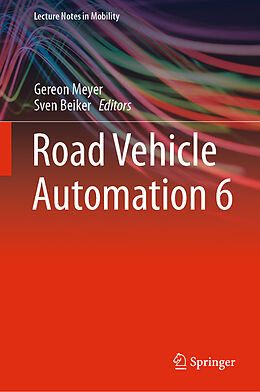 Livre Relié Road Vehicle Automation 6 de 