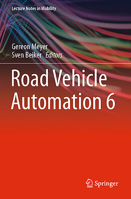 Couverture cartonnée Road Vehicle Automation 6 de 