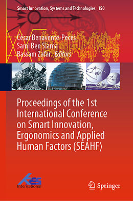 Fester Einband Proceedings of the 1st International Conference on Smart Innovation, Ergonomics and Applied Human Factors (SEAHF) von 