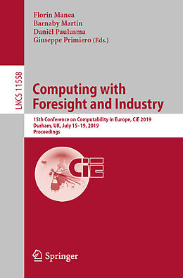 Kartonierter Einband Computing with Foresight and Industry von 